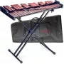 Stagg XYLO-SET-37 xilófono de 37 tonos con soporte, funda y baquetas – F5-F8, láminas Fibrasynth, resonadores de aluminio