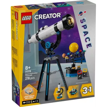 LEGO Creator 3 en 1 Space Rover Explorer 31107 set de construcción, 510 piezas, a partir de 8 años