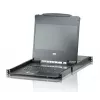 ATEN CL6708MW switch KVM LCD DVI de 8 puertos, 17,3 pulgadas Full HD, 1U, teclado italiano, negro