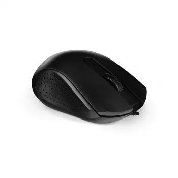 Ratón con cable MODECOM MC-M4.1, negro