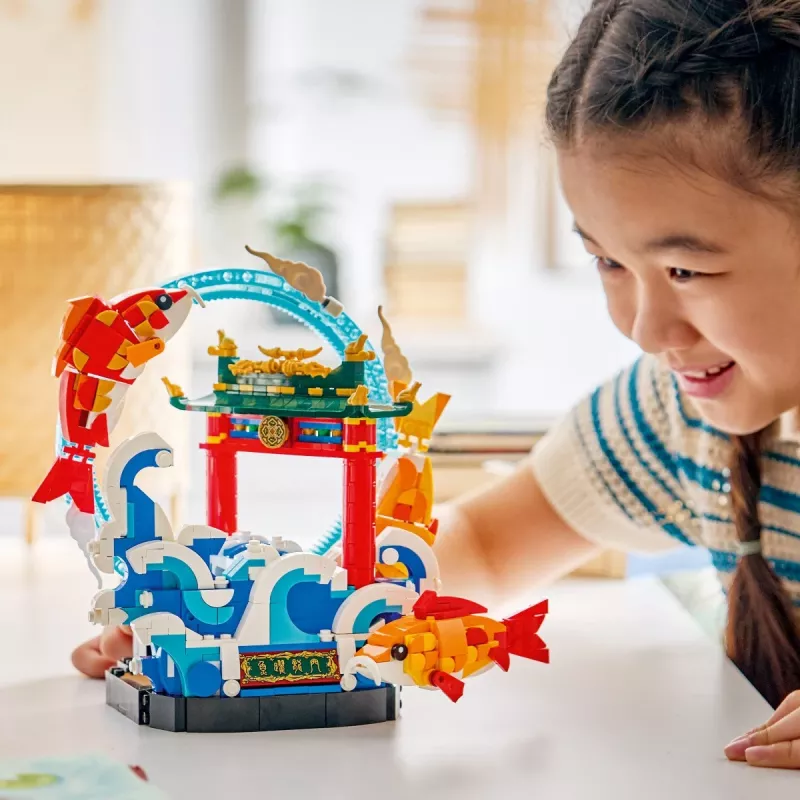 Set de construcción LEGO 80120 Prosperity Carp Leaping