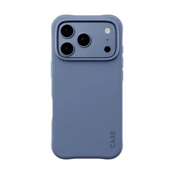 CARE by PanzerGlass Samba Funda para iPhone 17 Pro / 18 Pro – Shades of Blue, MagSafe, TPU reciclado, antimicrobiana, resistencia a caídas de 3,6 m