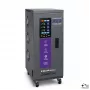 Qoltec estabilizador de tensión trifásico AVR MULTIPROTECTION 10kVA ±3% servomotor 3F LCD Expert Line