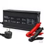 Cargador de batería LiFePO4 inteligente Qoltec 12V 20A con indicador LED y refrigeración activa