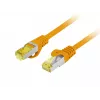 Cable de red Cat.6A S/FTP LSZH LANBERG 20m naranja Fluke Passed