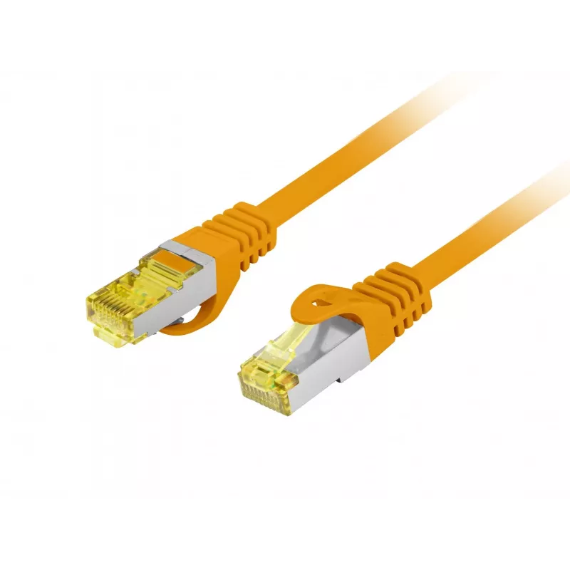 Cable de red Cat.6A S/FTP LSZH LANBERG 20m naranja Fluke Passed