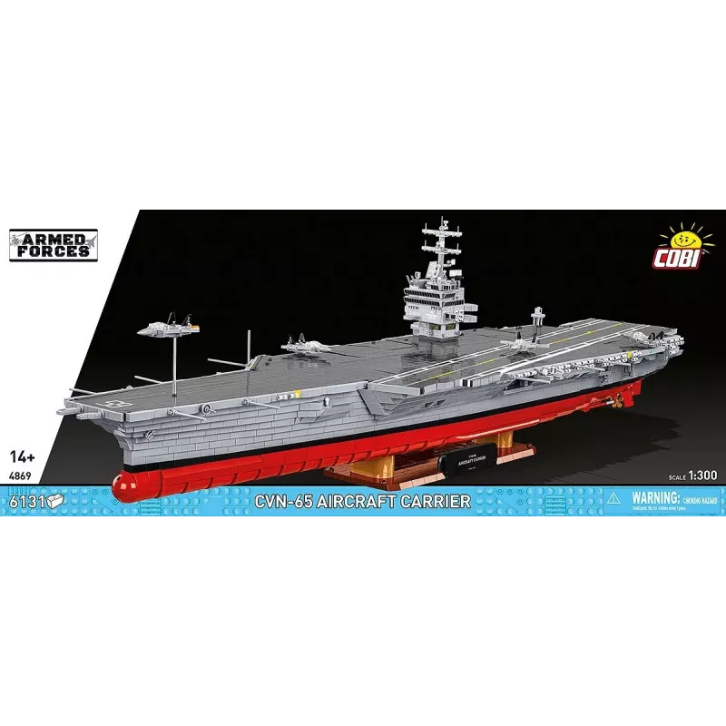 COBI 6131 PCS HC WWII /4869/ CVN-65 Portaaviones set de construcción