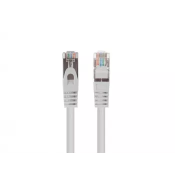 Lanberg pack de 10 cables de red Cat.6 FTP de 0,25 m gris Fluke Passed