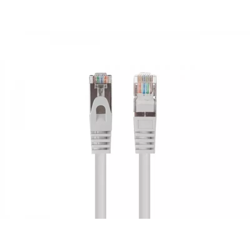 Lanberg pack de 10 cables de red Cat.6 FTP de 0,25 m gris Fluke Passed
