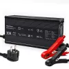 Qoltec Cargador de batería LiFePO4 12V 30A con indicadores LED y carga inteligente de 3 etapas