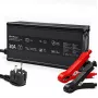 Qoltec Cargador de batería LiFePO4 12V 30A con indicadores LED y carga inteligente de 3 etapas