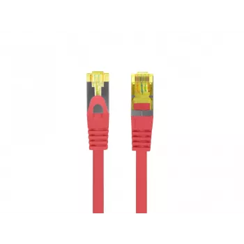 LANBERG Cable patch de cobre Cat.6A S/FTP LSZH 20m rojo - probado Fluke