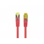 LANBERG Cable patch de cobre Cat.6A S/FTP LSZH 20m rojo - probado Fluke