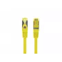 LANBERG Cable patch de cobre Cat.6A S/FTP LSZH 20m amarillo probado Fluke