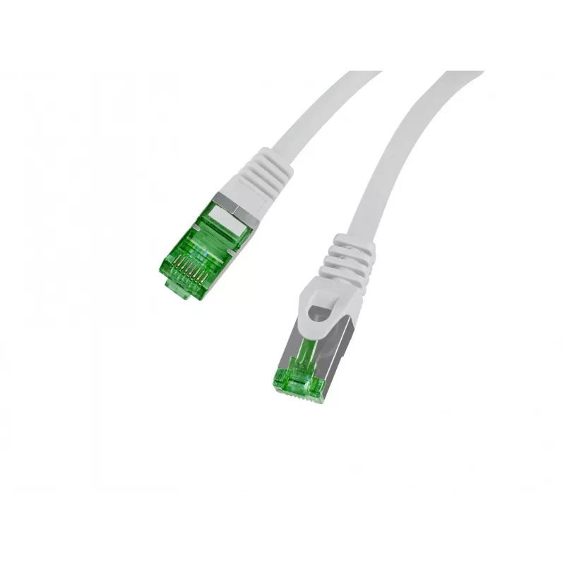 LANBERG PCF7-10CU-1500-S Cable patch de cobre Cat.7 S/FTP LSZH, 15 m, gris, Fluke Passed