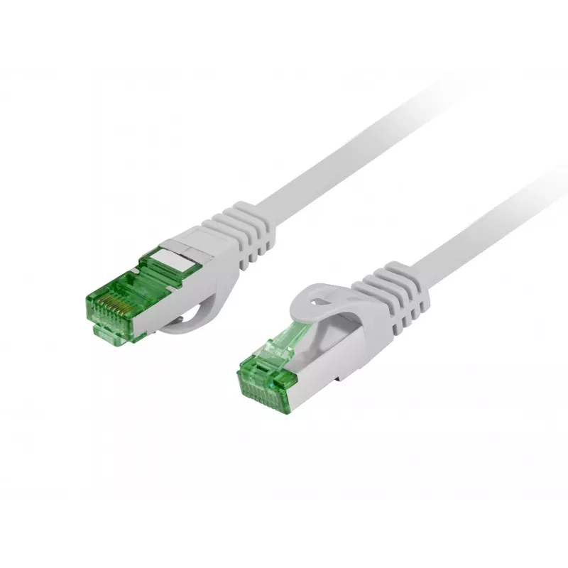 LANBERG PCF7-10CU-1500-S Cable patch de cobre Cat.7 S/FTP LSZH, 15 m, gris, Fluke Passed