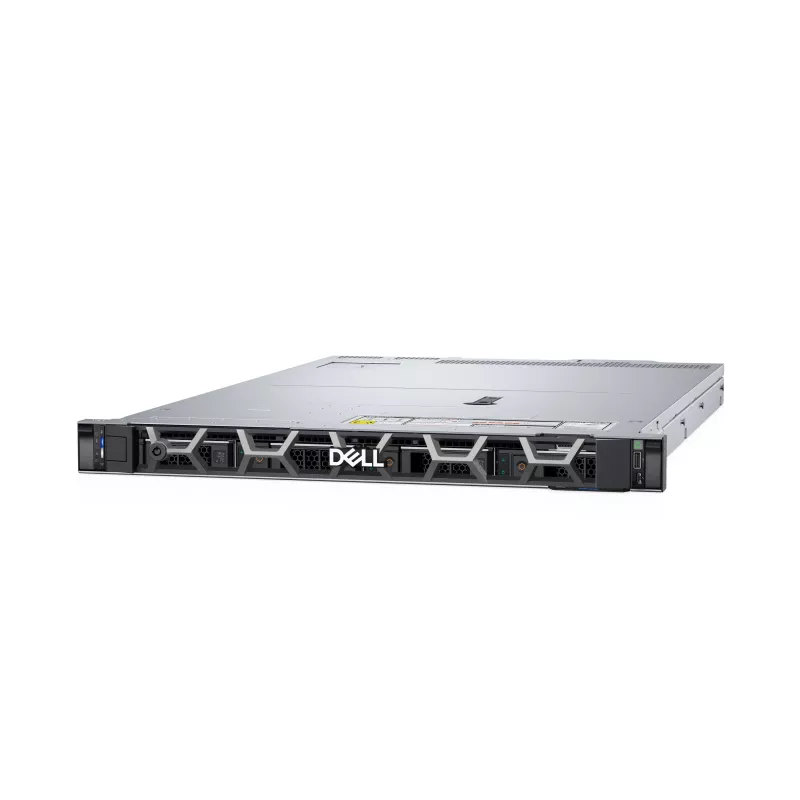 Dell PowerEdge R660xs Servidor rack con Intel Xeon Silver 4510, 32GB RAM, 480GB SSD, PERC H755, doble PSU de 700W, 3 años ProSupport