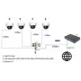 DELTA SPT-POE/4G-POE-DIN-E Switch industrial Gigabit PoE+ de 5 puertos para carril DIN, 4x PoE+ 30 W, presupuesto de 60 W, modo extensor, -40 a 75 °C