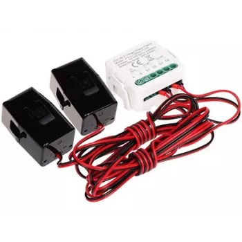 ATLO-LWB2-TUYA Monitor de energía monofásico de dos canales con Wi-Fi