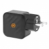Fuente de alimentación HAMMER RapidCharge 65W GaN - 2x USB-C PD, 1x USB-A QC, negra