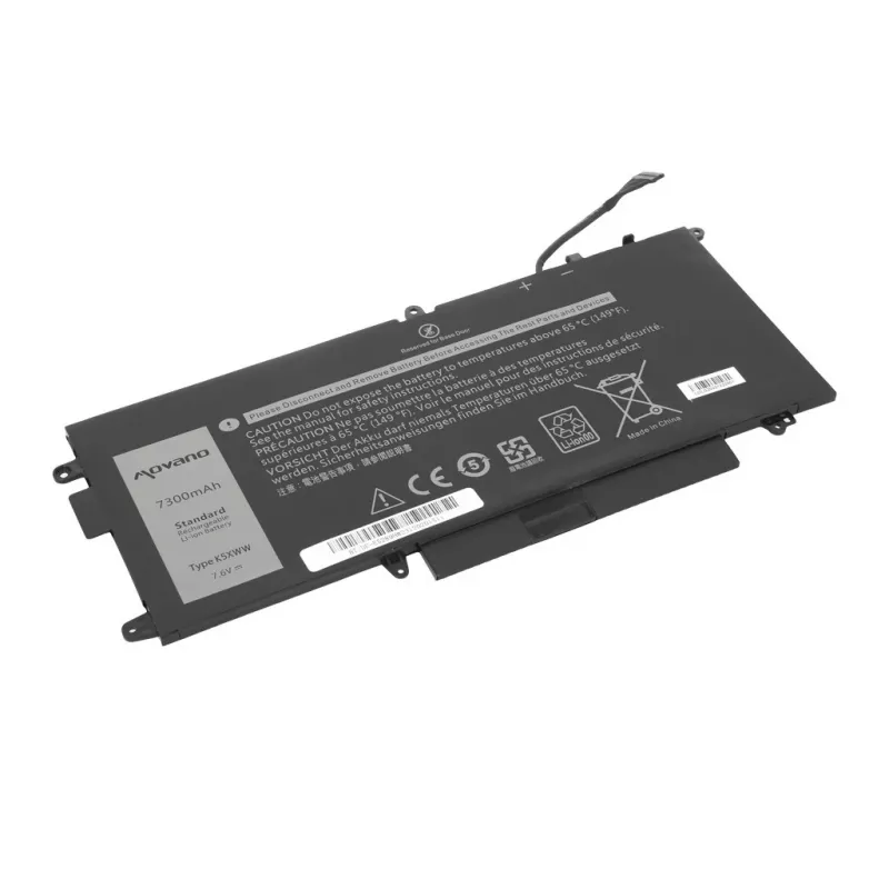 MOVANO batería K5XWW para Dell Latitude 5289 7390 2-in-1 - 7300 mAh (55 Wh)