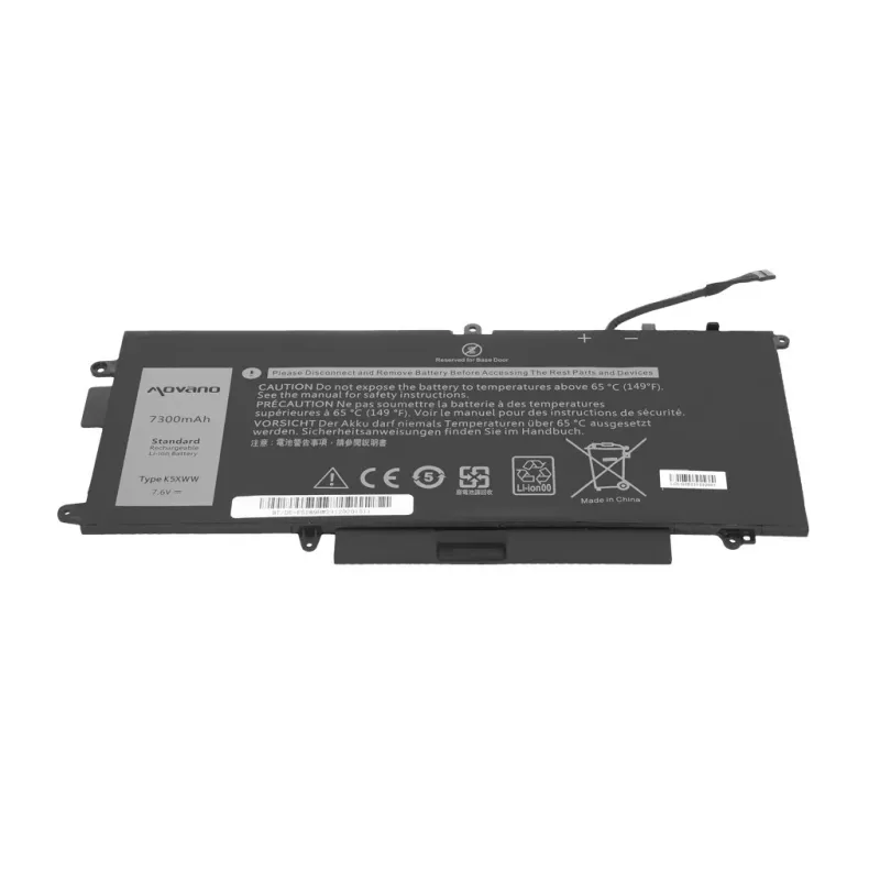 MOVANO batería K5XWW para Dell Latitude 5289 7390 2-in-1 - 7300 mAh (55 Wh)