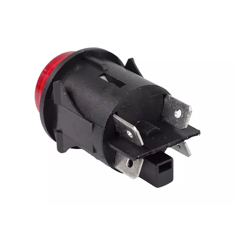 LEAN CARS Interruptor ON/OFF para vehículos infantiles eléctricos 12V 10A interruptor basculante 2 pines montaje en panel negro