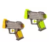 LEAN TOYS Pistola de agua pequeña transparente amarillo naranja