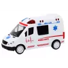 LEAN TOYS Ambulancia RC 1:16 con luz y sonido - blanca