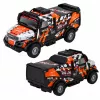 LEAN TOYS Vehículo todoterreno de fricción, carrocería con luces y sonidos