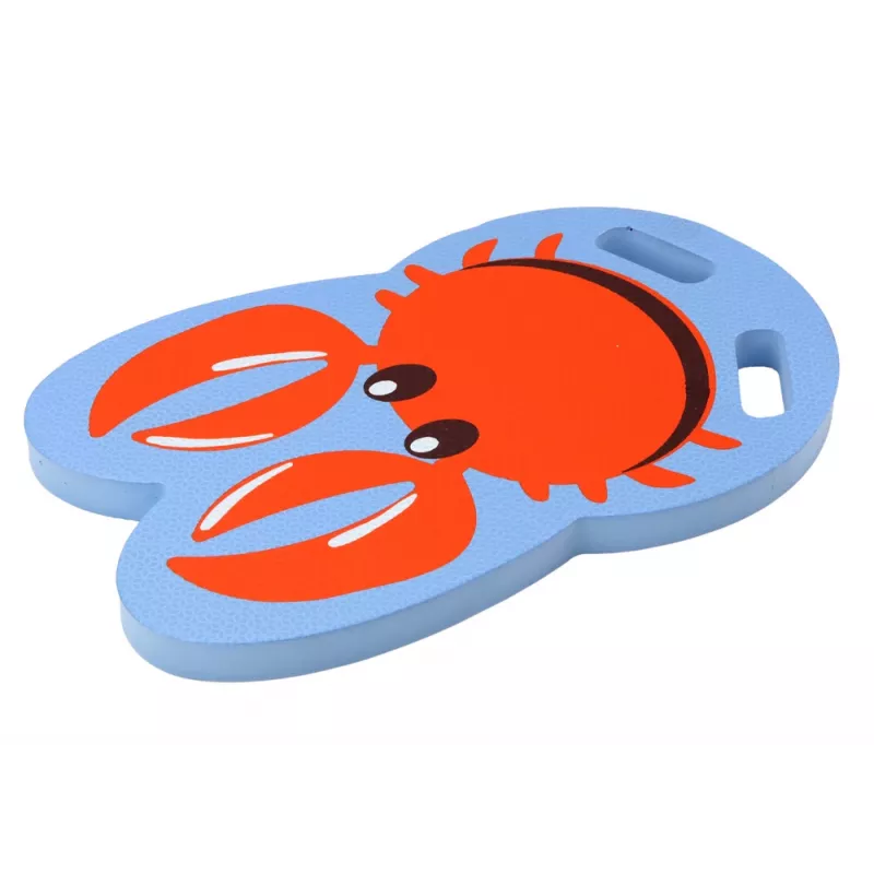 LEAN TOYS Crab Blue tabla de natación de espuma para niños - kickboard EVA, flotador, EN71
