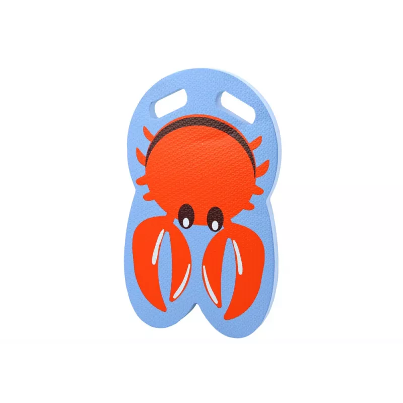 LEAN TOYS Crab Blue tabla de natación de espuma para niños - kickboard EVA, flotador, EN71