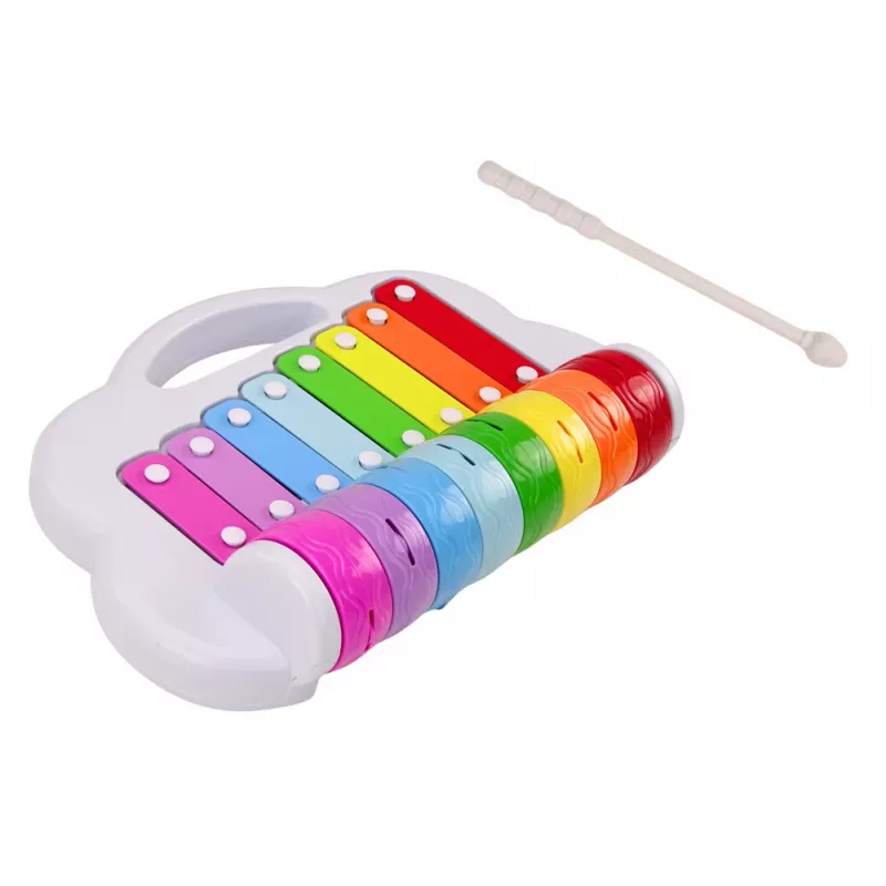 LEAN TOYS cuenco arcoíris, instrumento musical infantil, educativo, interactivo, multicolor