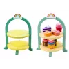 LEAN TOYS set de dulces tarta cupcakes soporte de madera