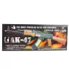 LEAN TOYS Rifle de Juguete AK-47 para Niños con Luz y Sonido 68,5 cm