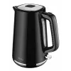 AMICA Hervidor 1,7 L KF304 - 2200 W Acero Inoxidable Hervidor Eléctrico Inalámbrico, Plata/Negro