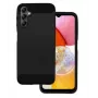 Funda iLike para Samsung Galaxy A14 5G Carbon Black - funda trasera de TPU con textura de fibra de carbono
