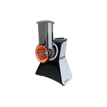 Blaupunkt Slicer FPS502 robot de cocina eléctrico 150 W acero inoxidable cuchilla dentada 190 mm grosor de corte ajustable 0-15 mm negro/plata