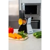 Blaupunkt Slicer FPS502 robot de cocina eléctrico 150 W acero inoxidable cuchilla dentada 190 mm grosor de corte ajustable 0-15 mm negro/plata