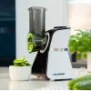 Blaupunkt Slicer FPS502 robot de cocina eléctrico 150 W acero inoxidable cuchilla dentada 190 mm grosor de corte ajustable 0-15 mm negro/plata