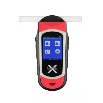 AlcoVisor Mark X+ alcoholímetro electroquímico de aliento, rojo