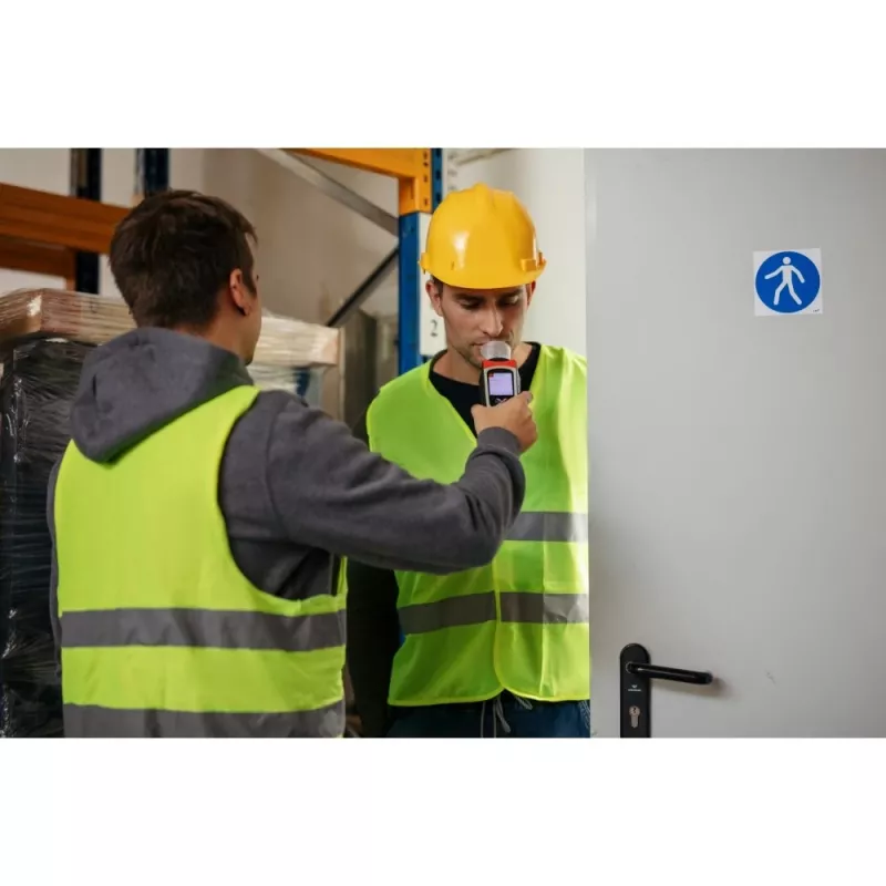AlcoVisor Mark X+ Alcoholímetro electroquímico, rojo