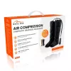 MEDIA-TECH MT6542 masajeador de drenaje linfático por compresión de aire con presión ajustable y 3 programas