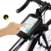 WILDMAN Bike Holder Case M E2 1L negro - bolsa de manillar para smartphone, resistente a salpicaduras, compatible con pantalla táctil, 1L de capacidad