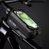Bolsa para cuadro de bicicleta WILDMAN GX200 carcasa negra soporte de bicicleta