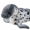 LEAN TOYS Foca realista Peluche, Gris, 50 cm