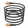 HAMMER Cable USB-C a USB-C 1,2 m 60 W PD carga rápida y sincronización de datos negro