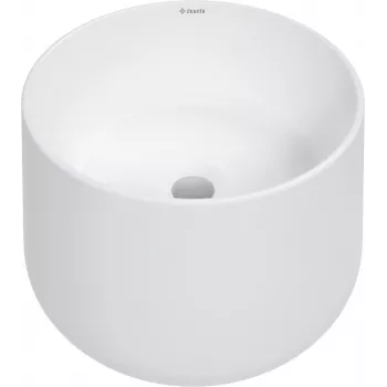 DEANTE CGN_AU32 Lavabo de sobreponer rectangular de cerámica, blanco brillante