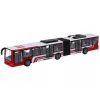 LEAN TOYS Autobús urbano RC con radiocontrol rojo y blanco escala 1:20