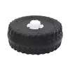 LEAN CARS A730-2 Rueda EVA - rueda trasera de goma maciza, antipinchazos para carrito de bebé Merc, 280 mm, Negro